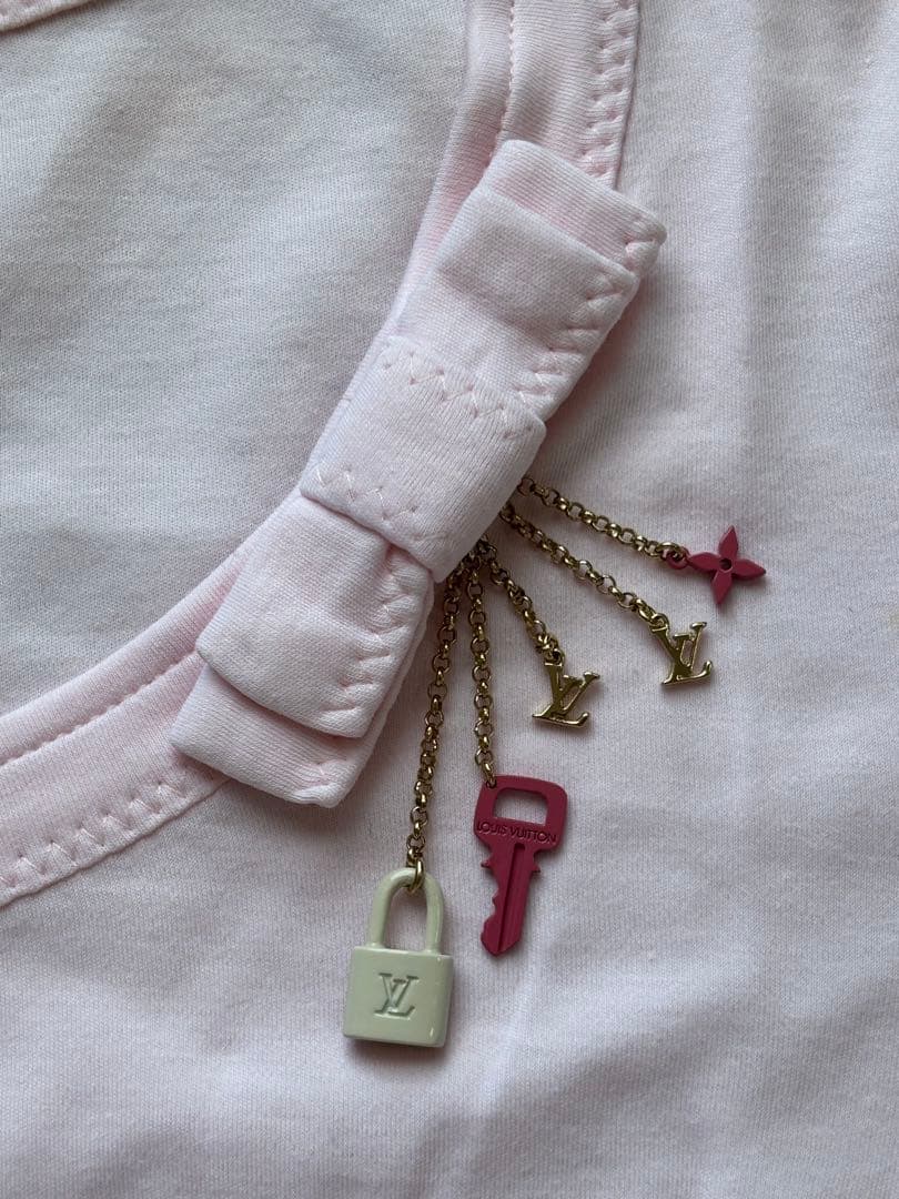 LOUIS VUITTON ピンク 半袖Tシャツ S