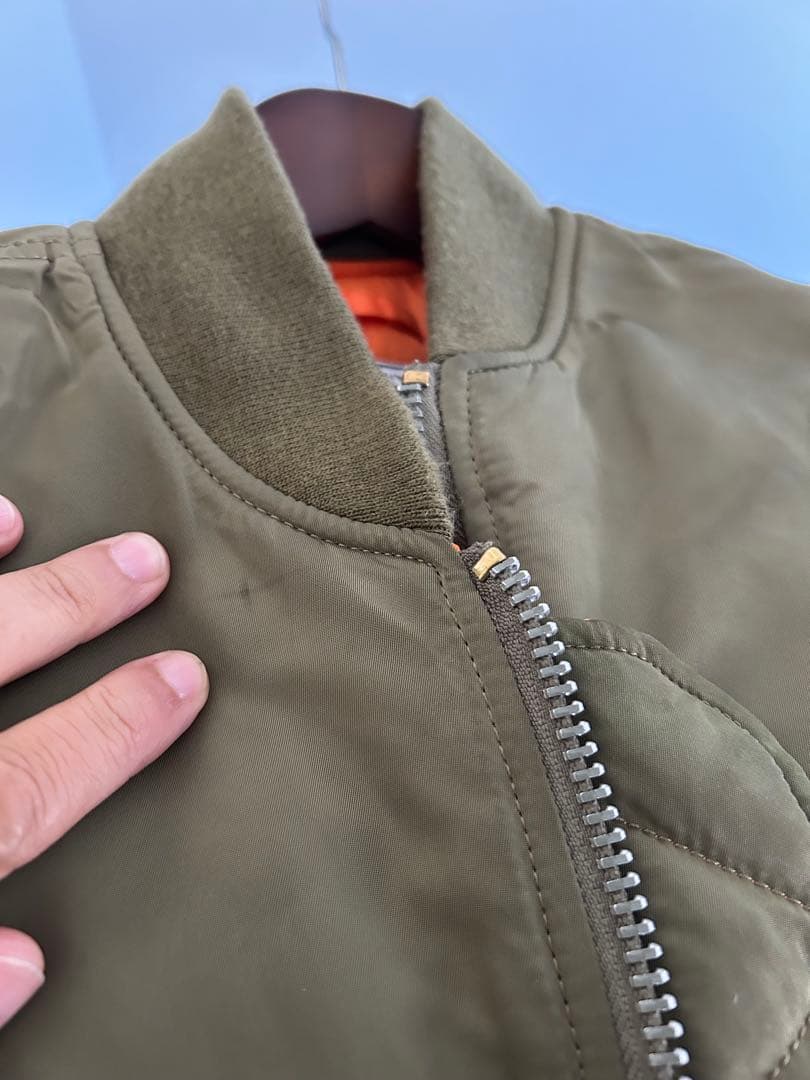 リ*メ様 GOOD ENOUGH ハリスツイード MA-1 M 藤原ヒロシ グッ