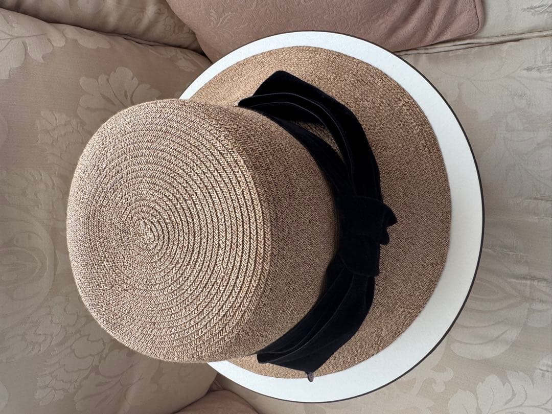 デイジーリン Hat Audrey 麦わら帽子 ベロアリボン