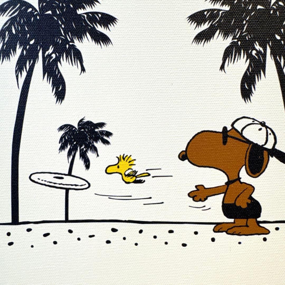 【ラスト1枚】モニホノルルの日焼けスヌーピーキャンバスアート