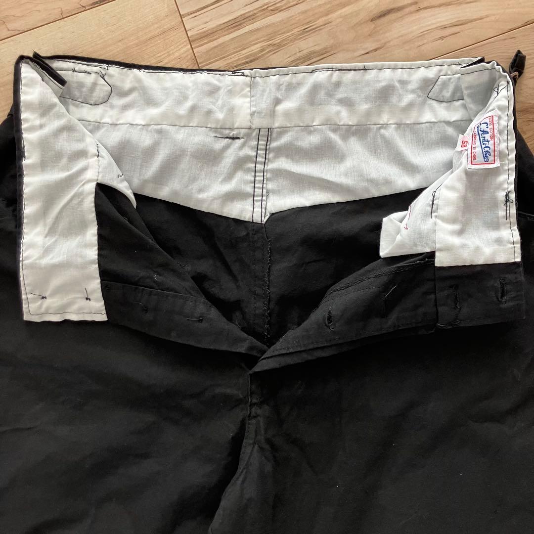 【希少 セットアップ】黒 フレンチチャイナ　チャイナシャツ