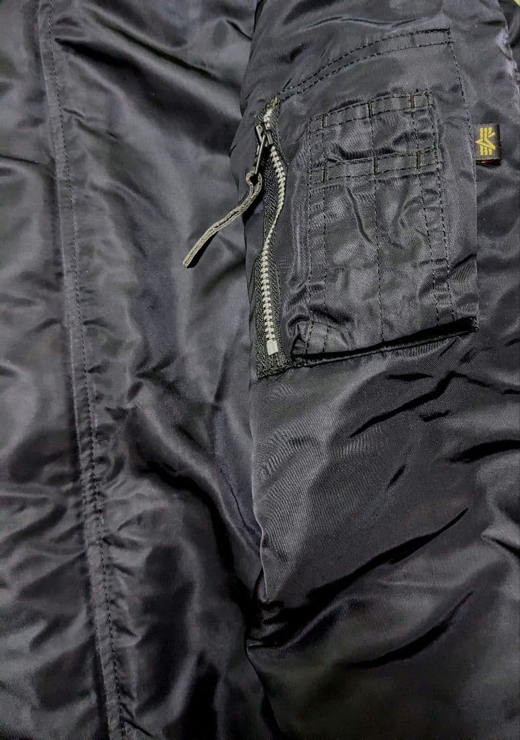 ALPHA アルファインダストリーズ N-3B フライトジャケット ブラック L