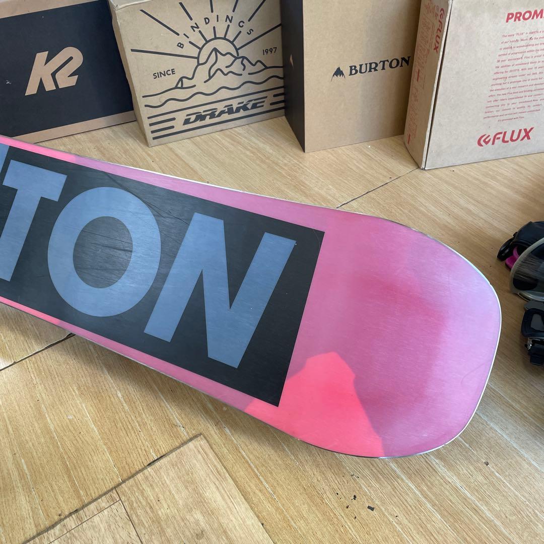 BURTON　バートン　プロスペックマクモリス愛用スノーボード　バインディング付