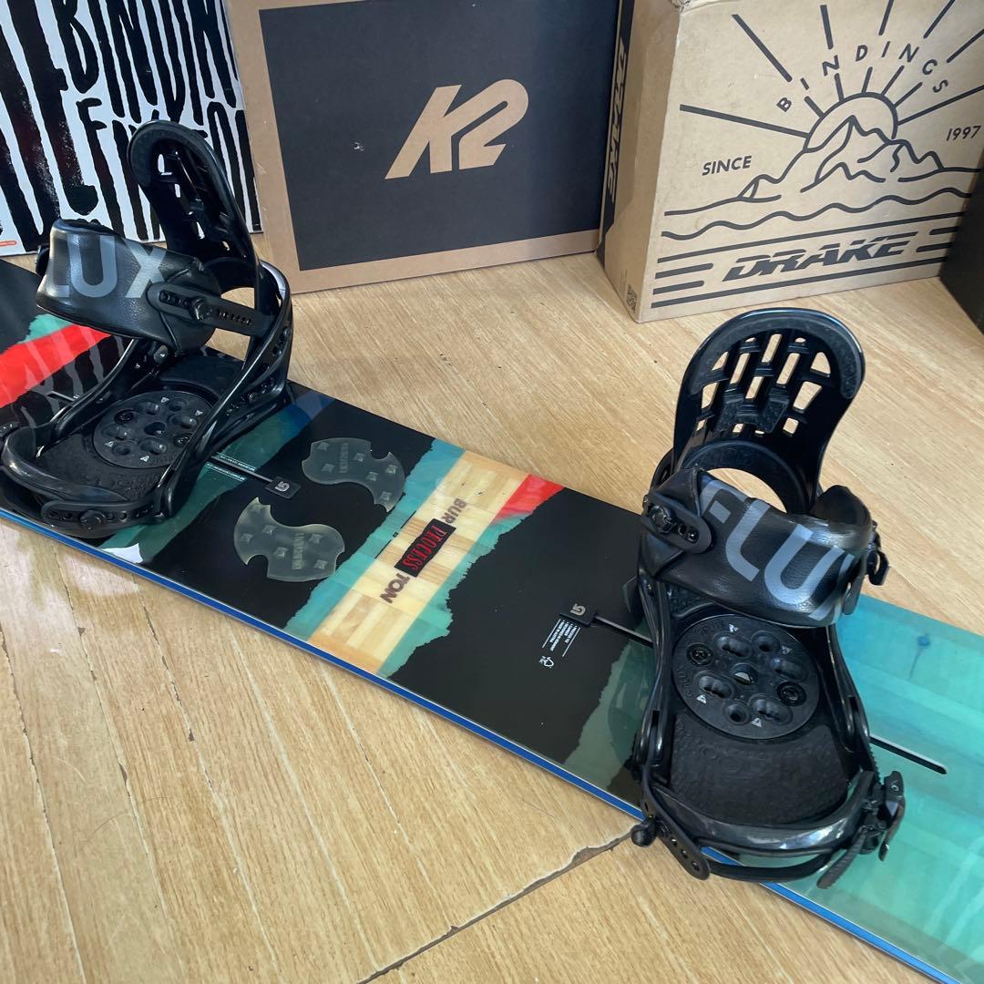 BURTON　バートン　プロスペックマクモリス愛用スノーボード　バインディング付