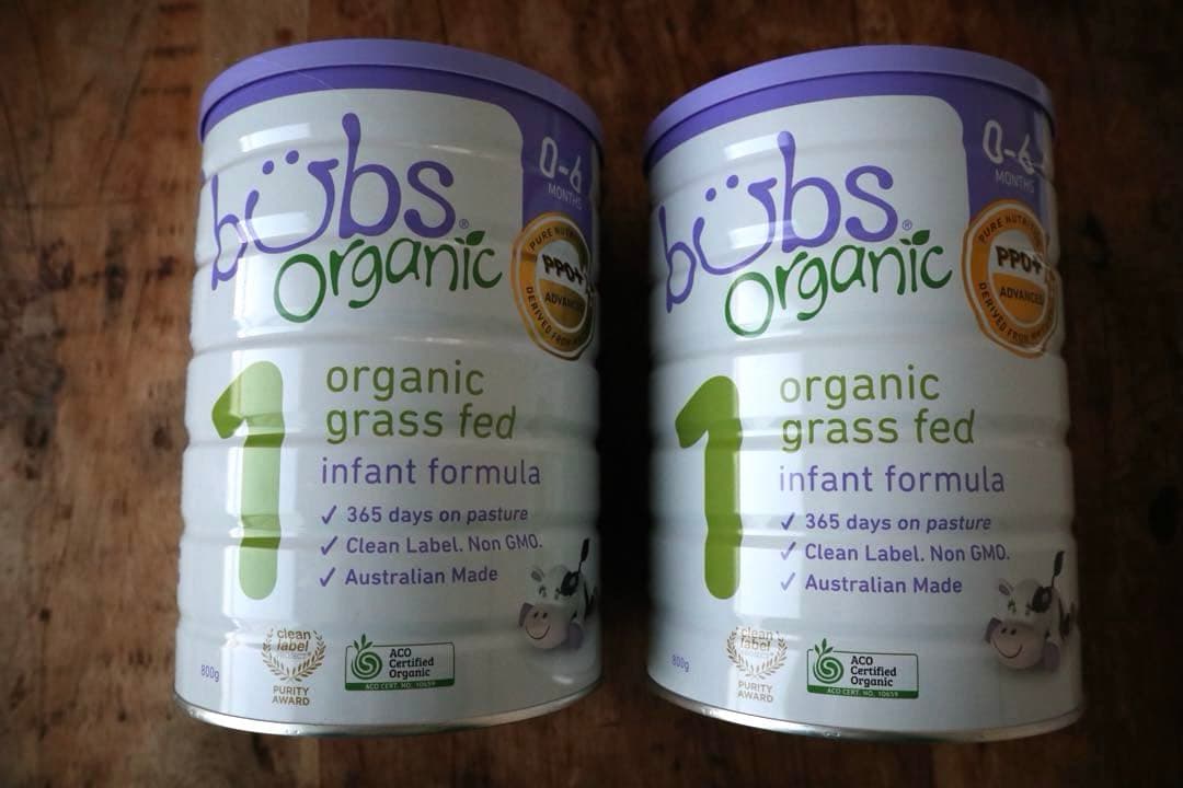 Bubs Organic 粉ミルク2缶セット