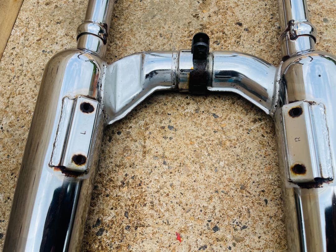 ケ*ン様 カワサキ W650 純正ノーマルマフラー 左右セット一式