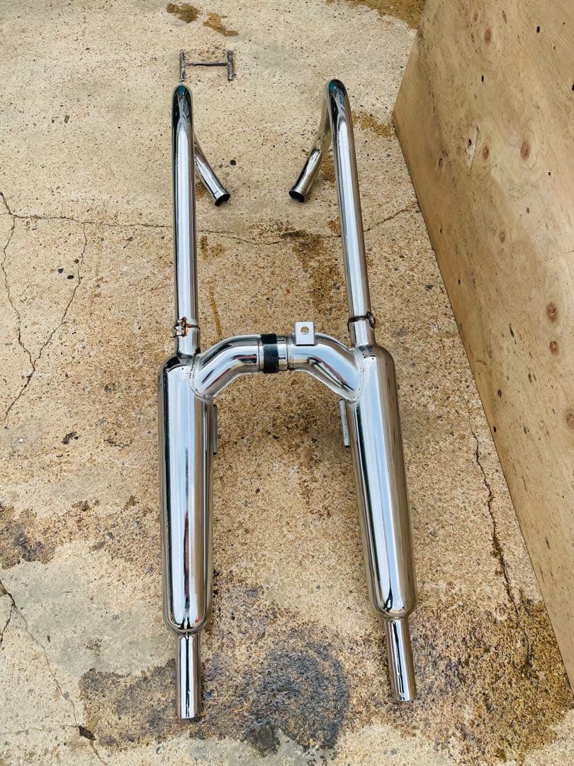 ケ*ン様 カワサキ W650 純正ノーマルマフラー 左右セット一式