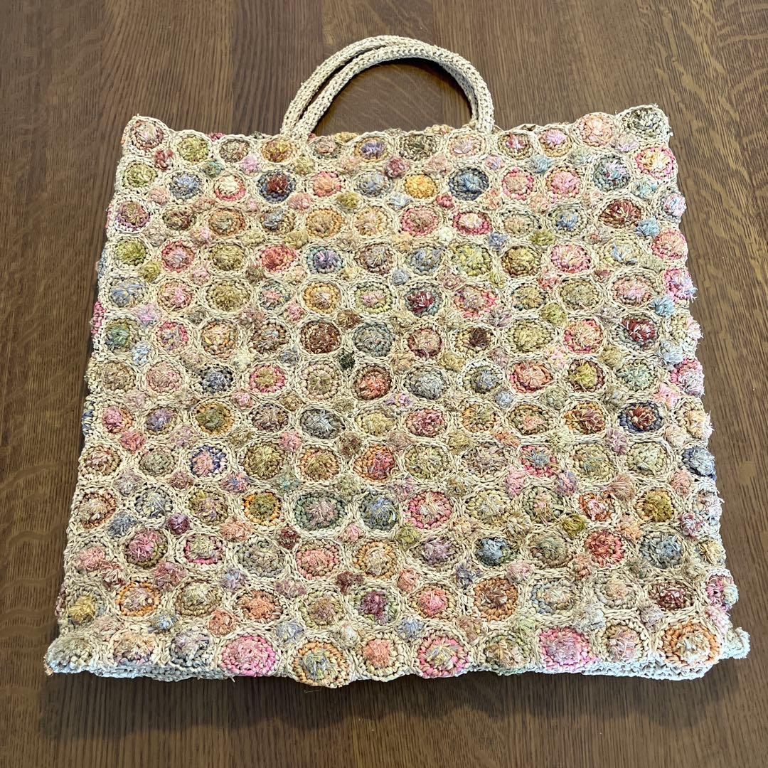 Sophie Digardソフィーディガール　多色編み物トートバッグ