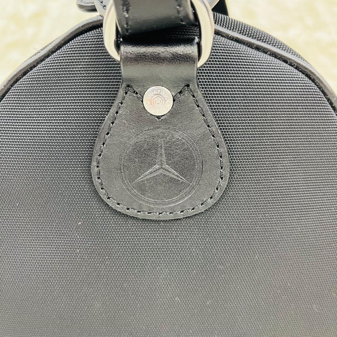 HUNTING WORLD ベンツコラボ ボストン 2WAY レザー ブラック