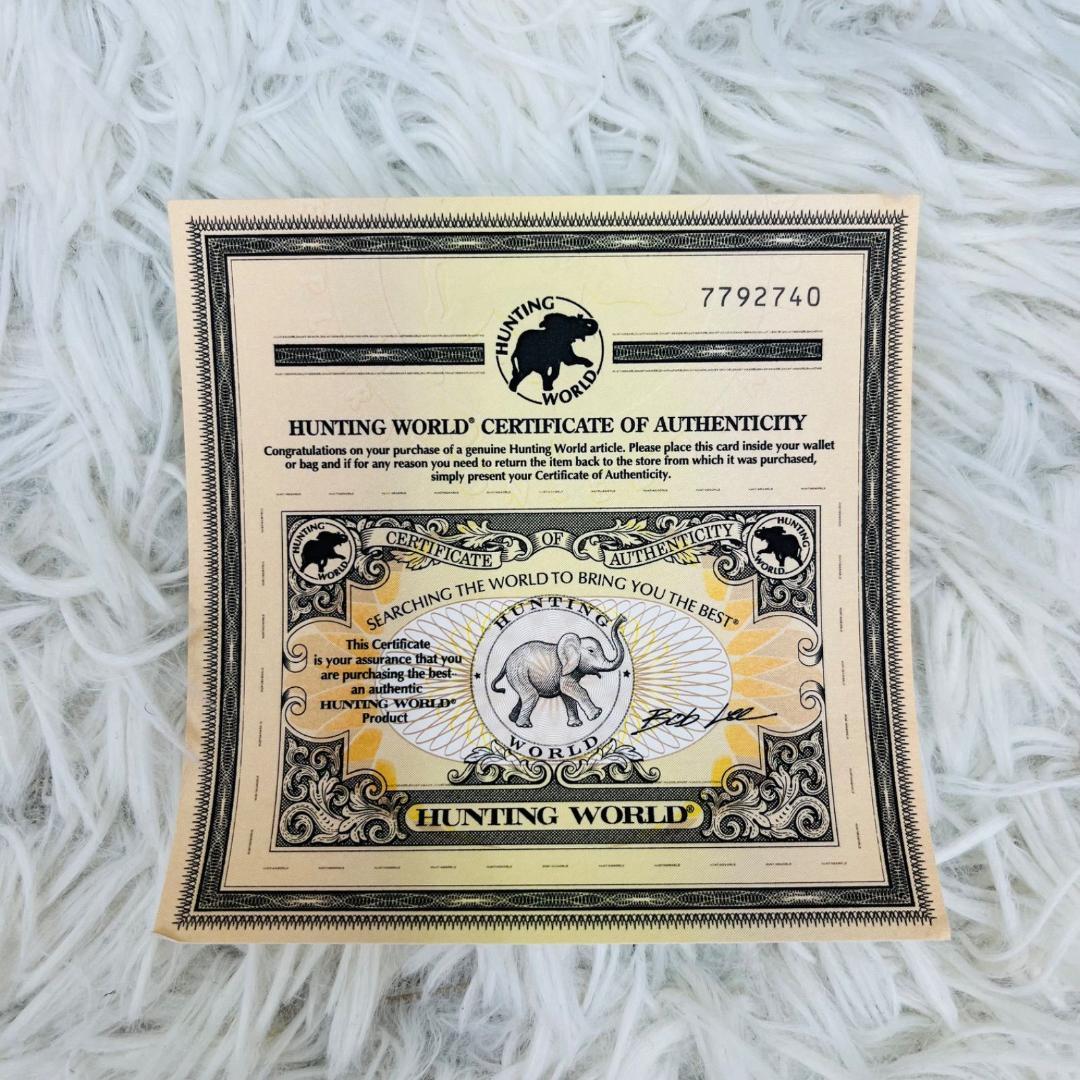 HUNTING WORLD ベンツコラボ ボストン 2WAY レザー ブラック