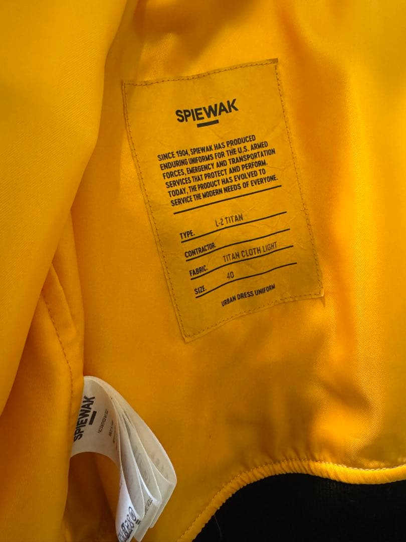 【希少】SPIEWAK L-2 TITAN Cool Gray40フライトJKT
