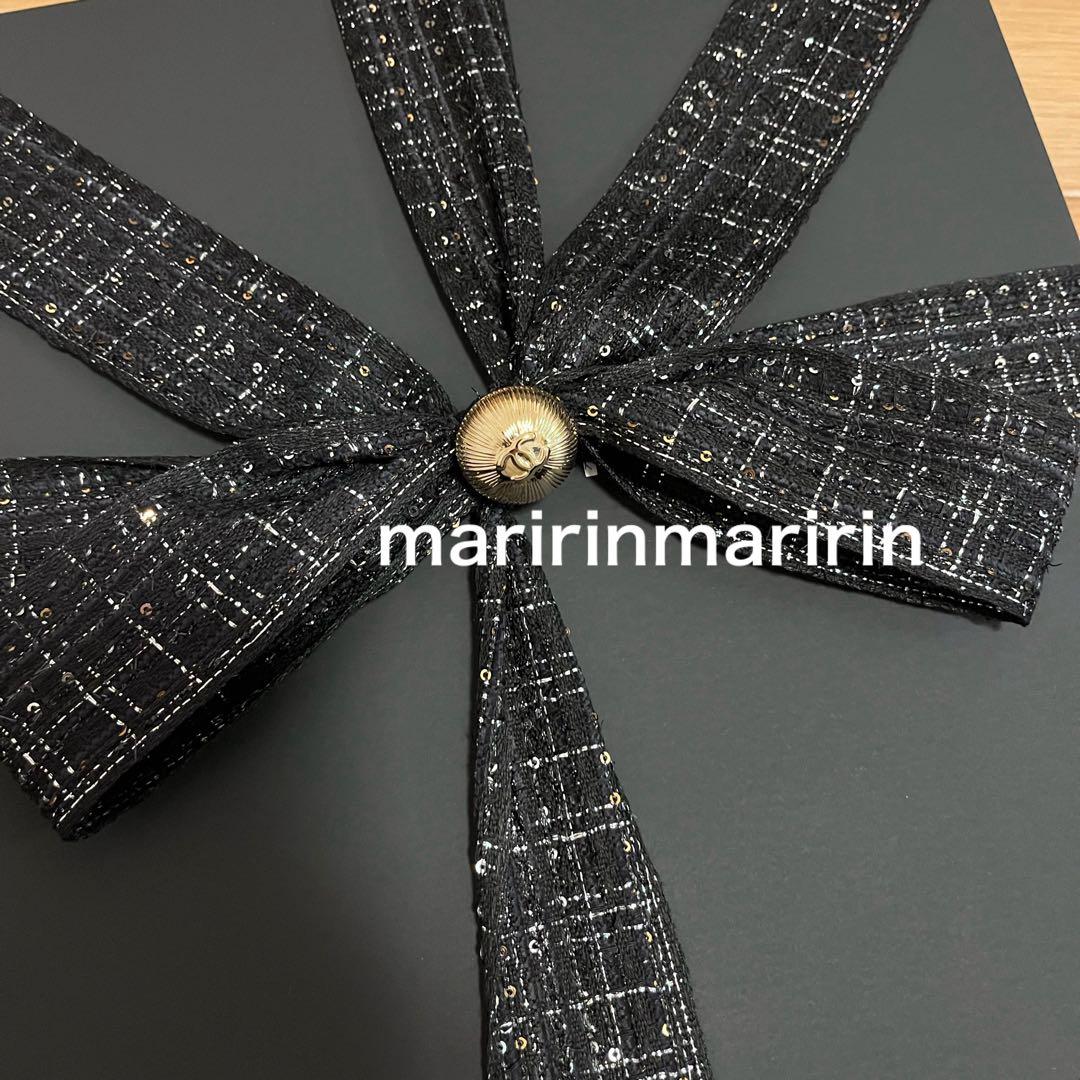 CHANEL 大人気　入荷困難　ニット帽　ブラック　ホリデーラッピング