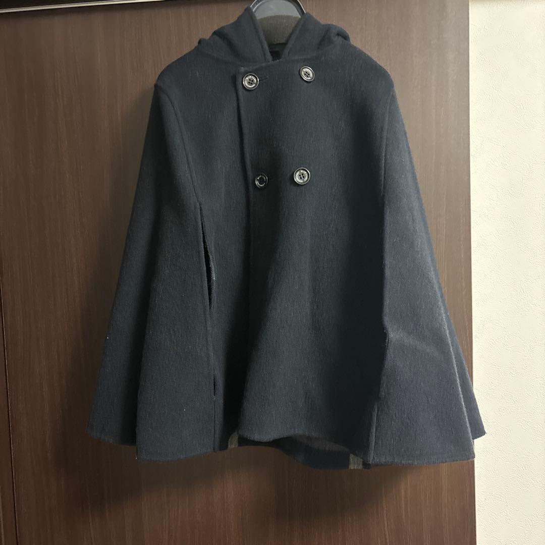 ブルーレーベルクレストブリッジフード付きポンチョ 38