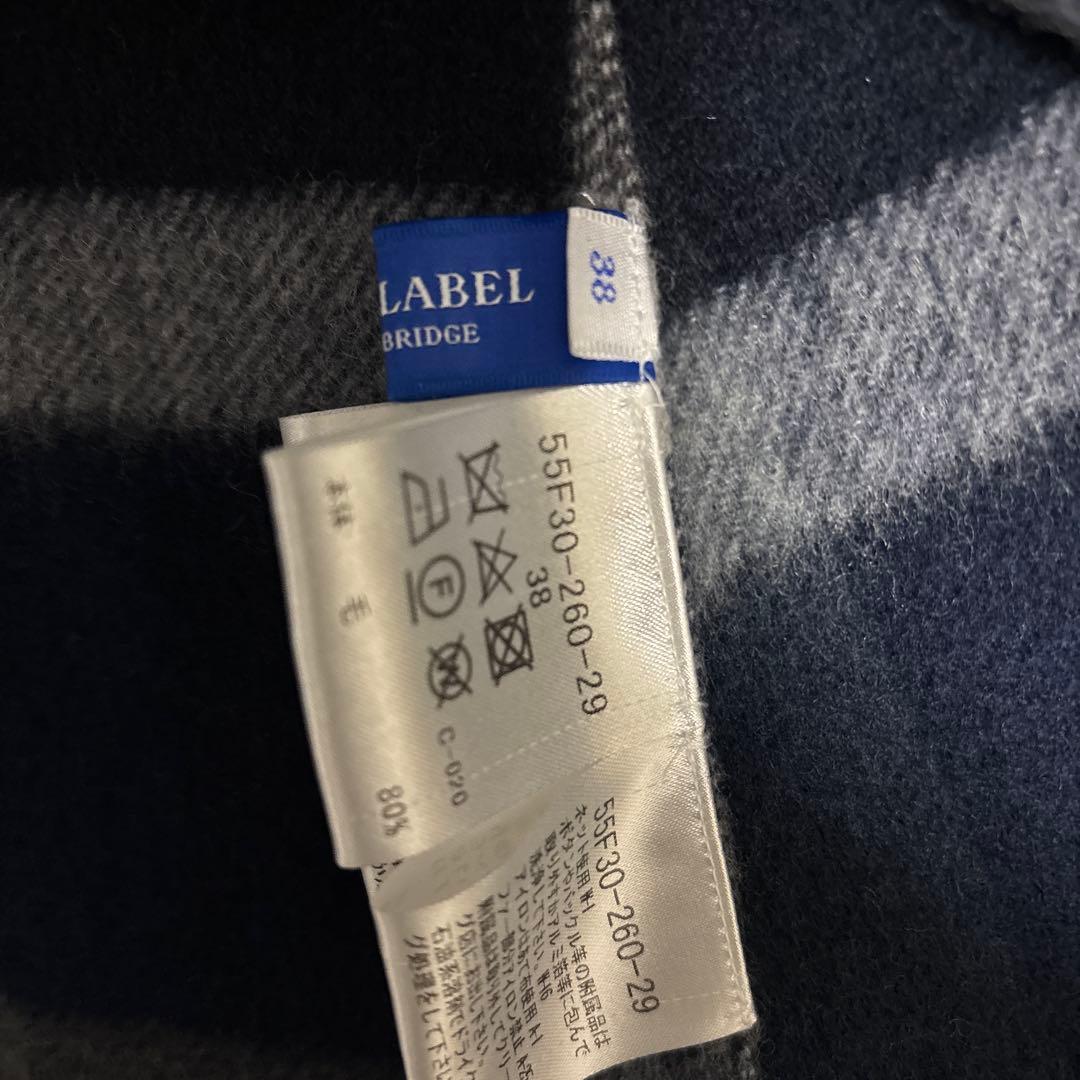 ブルーレーベルクレストブリッジフード付きポンチョ 38