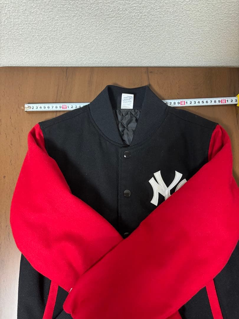 美品/ ニューヨークヤンキース スタジャン NY M Majestic MLB