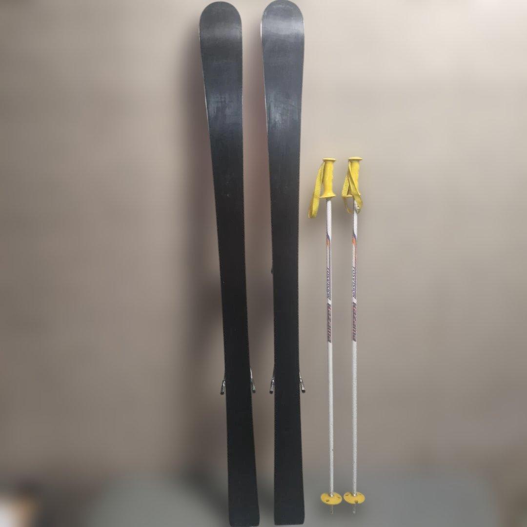 【3点セット】KASTLE ジュニアスキー板 140cm