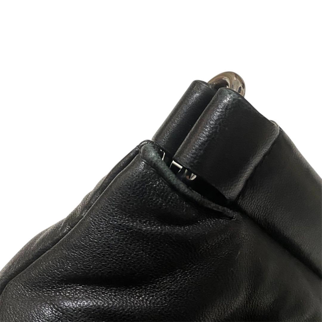 美品 22AW メゾンマルジェラ グラムスラム レッドカーペット バッグ 黒