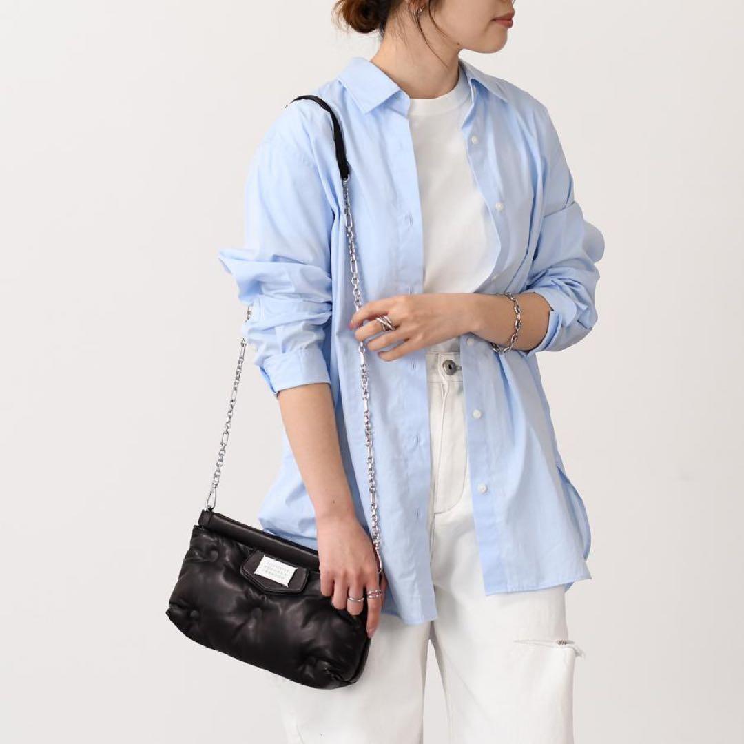 美品 22AW メゾンマルジェラ グラムスラム レッドカーペット バッグ 黒