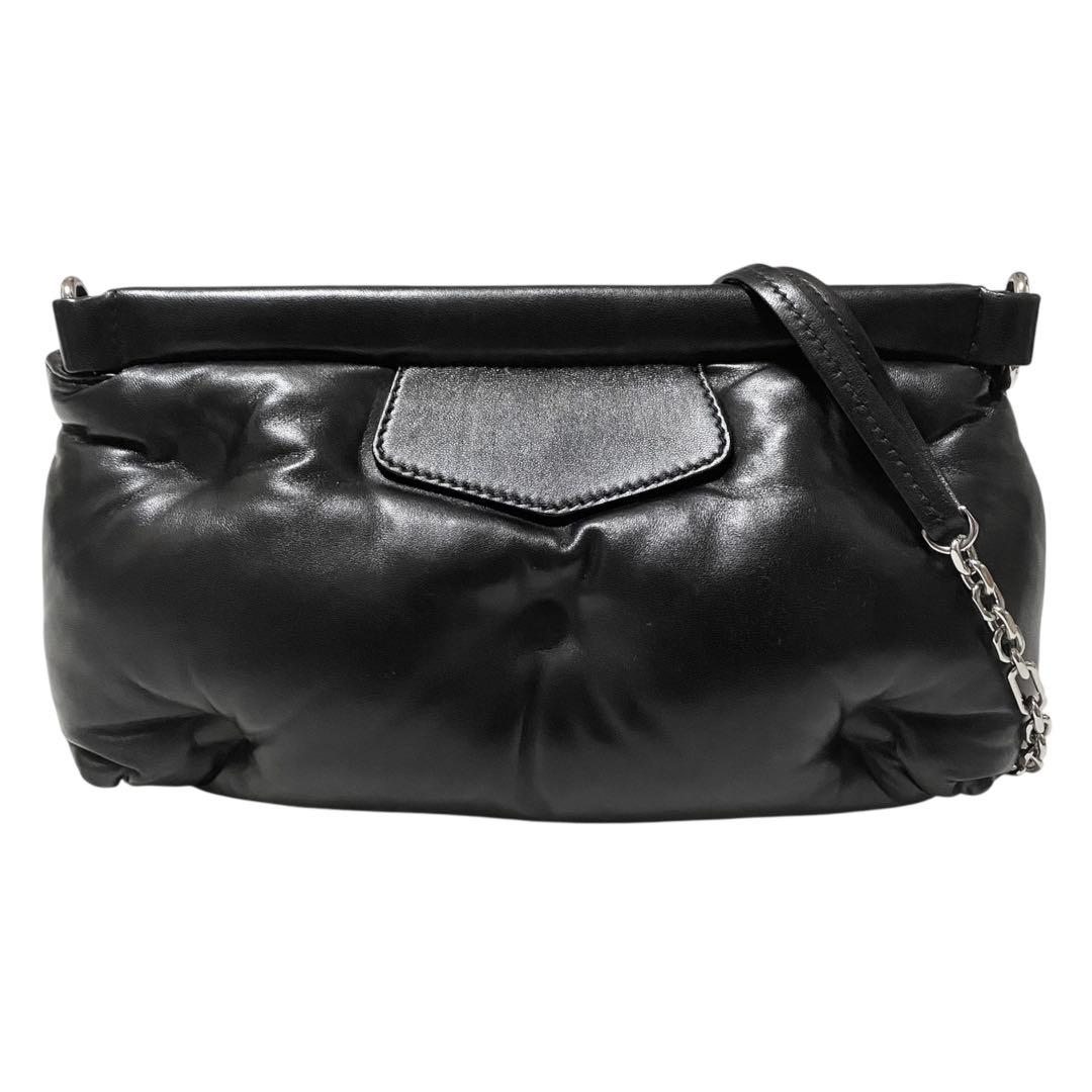 美品 22AW メゾンマルジェラ グラムスラム レッドカーペット バッグ 黒