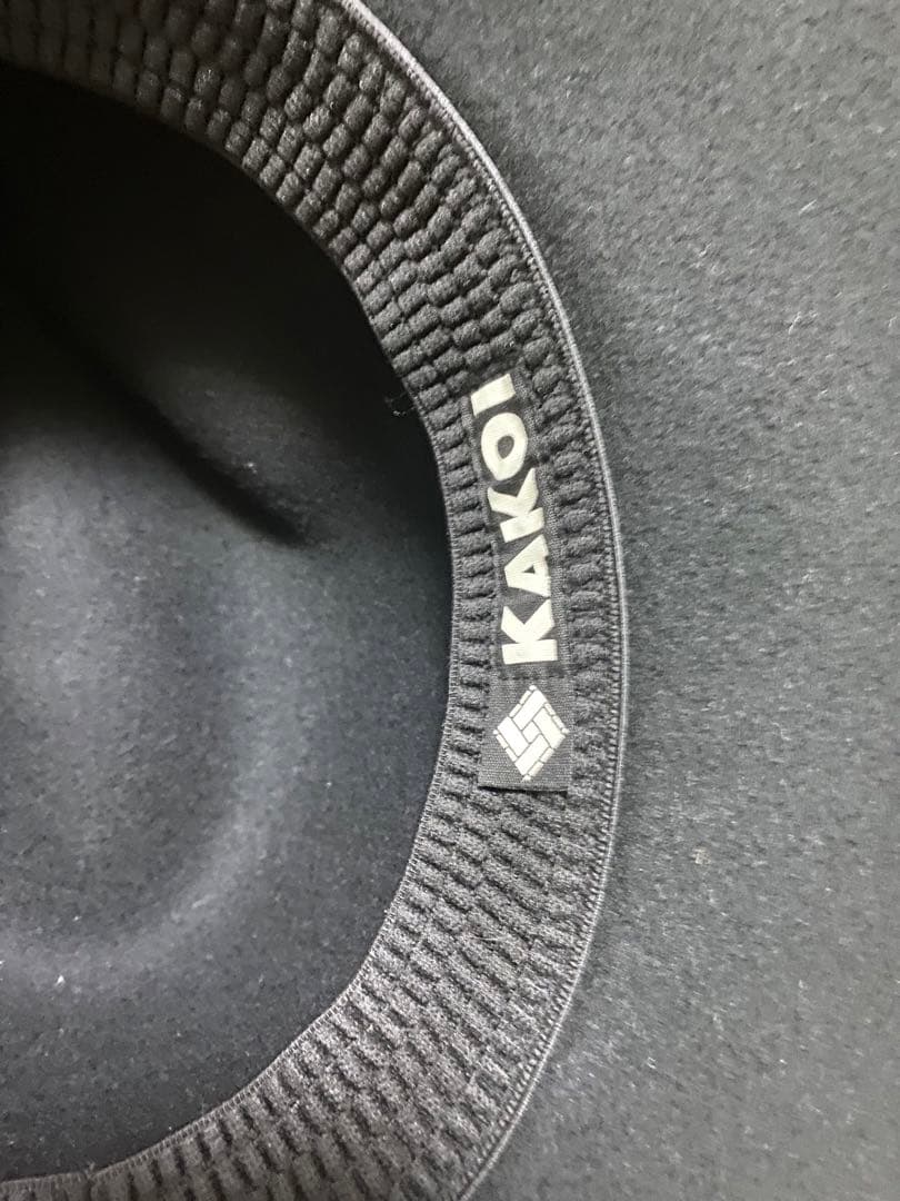 KAKOI 中折れハット　ブラック