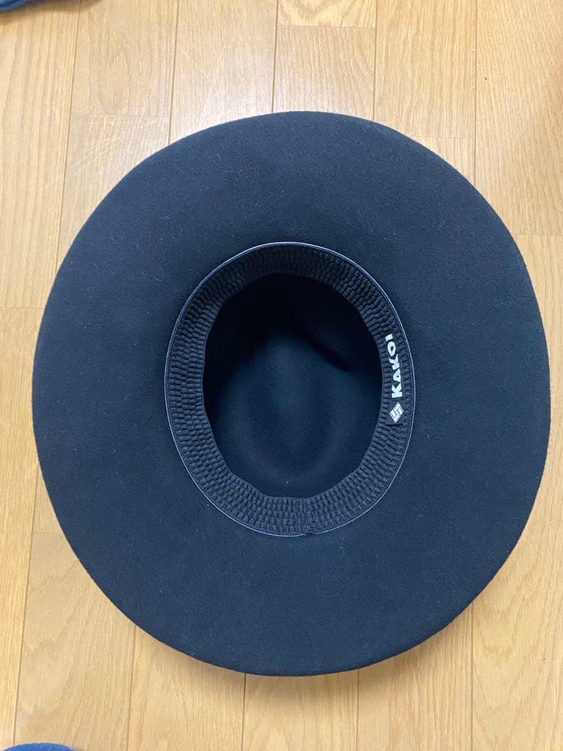 KAKOI 中折れハット　ブラック