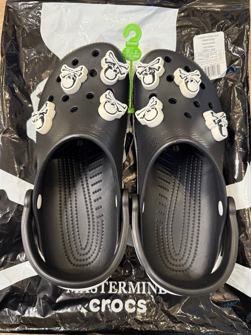 マスターマインド × クロックス 27cmClassic Clog 黒/白