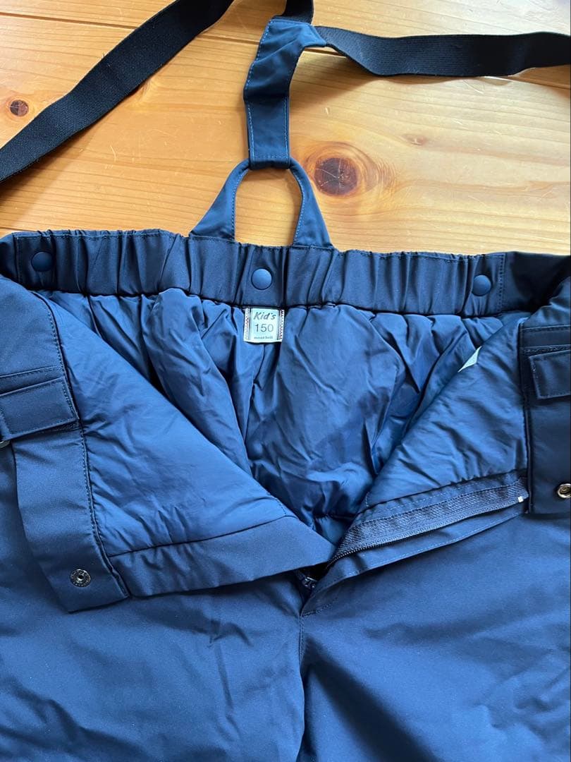 mont-bell パウダーステップ パンツ 150 ネイビー