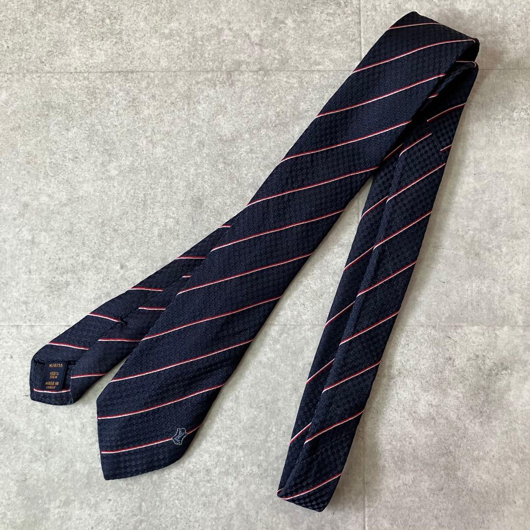 イタリア製 ルイヴィトン ストライプ柄 ネクタイ