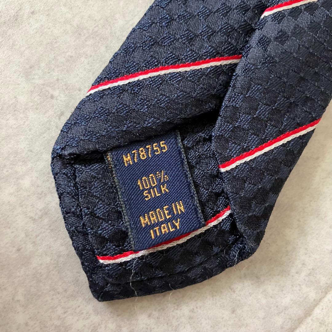 イタリア製 ルイヴィトン ストライプ柄 ネクタイ