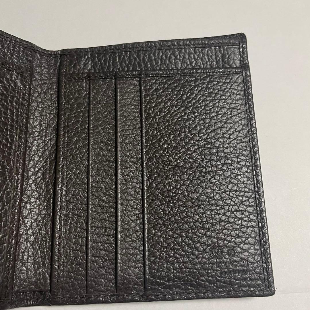 GUCCI グッチ　お札入れ　2つ折り財布　財布　ミニ財布　メンズ財布