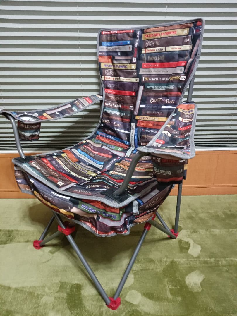 【Coleman × BEAMS】コラボ リゾートチェア ブック オレンジ