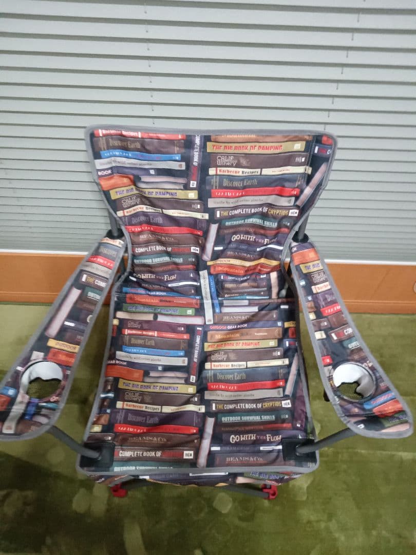 【Coleman × BEAMS】コラボ リゾートチェア ブック オレンジ