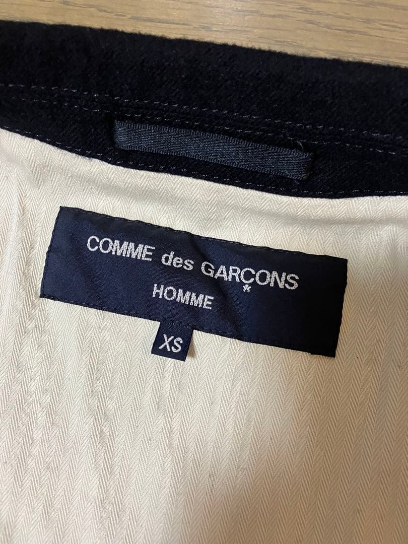 【美品 XSサイズ】20AW コムデギャルソン オム ウールサージ縮絨ジャケット