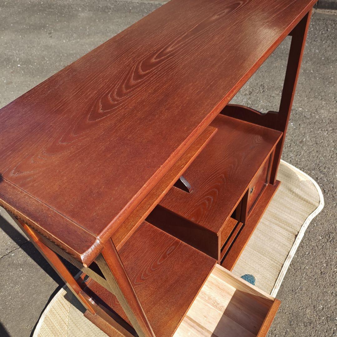 昭和レトロ　小型　高級飾り棚　茶棚 古民家　当時物　送料込