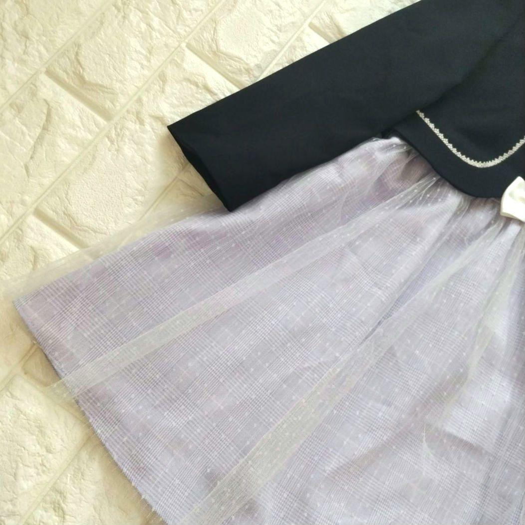 【120】CHOPIN deux チュール アンサンブル セレモニー パープル