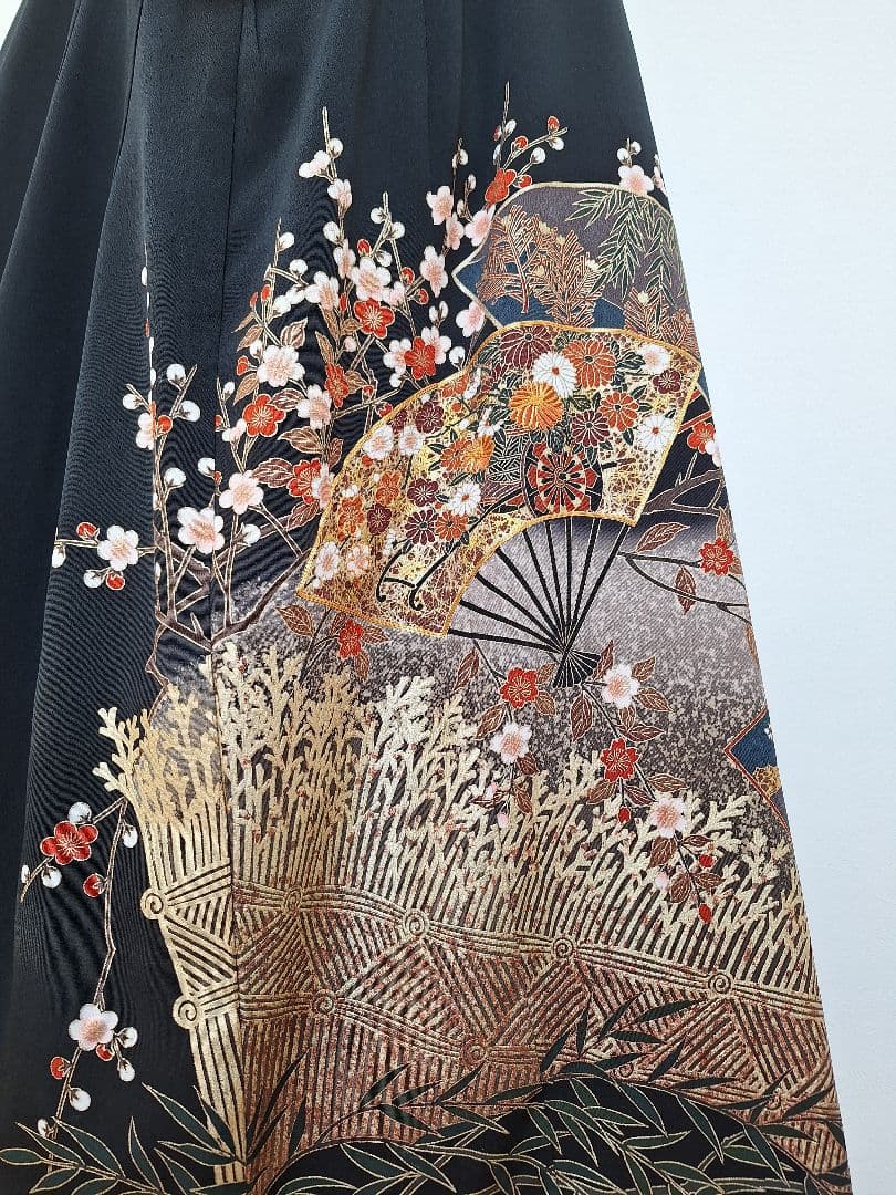 着物リメイクワンピース3655