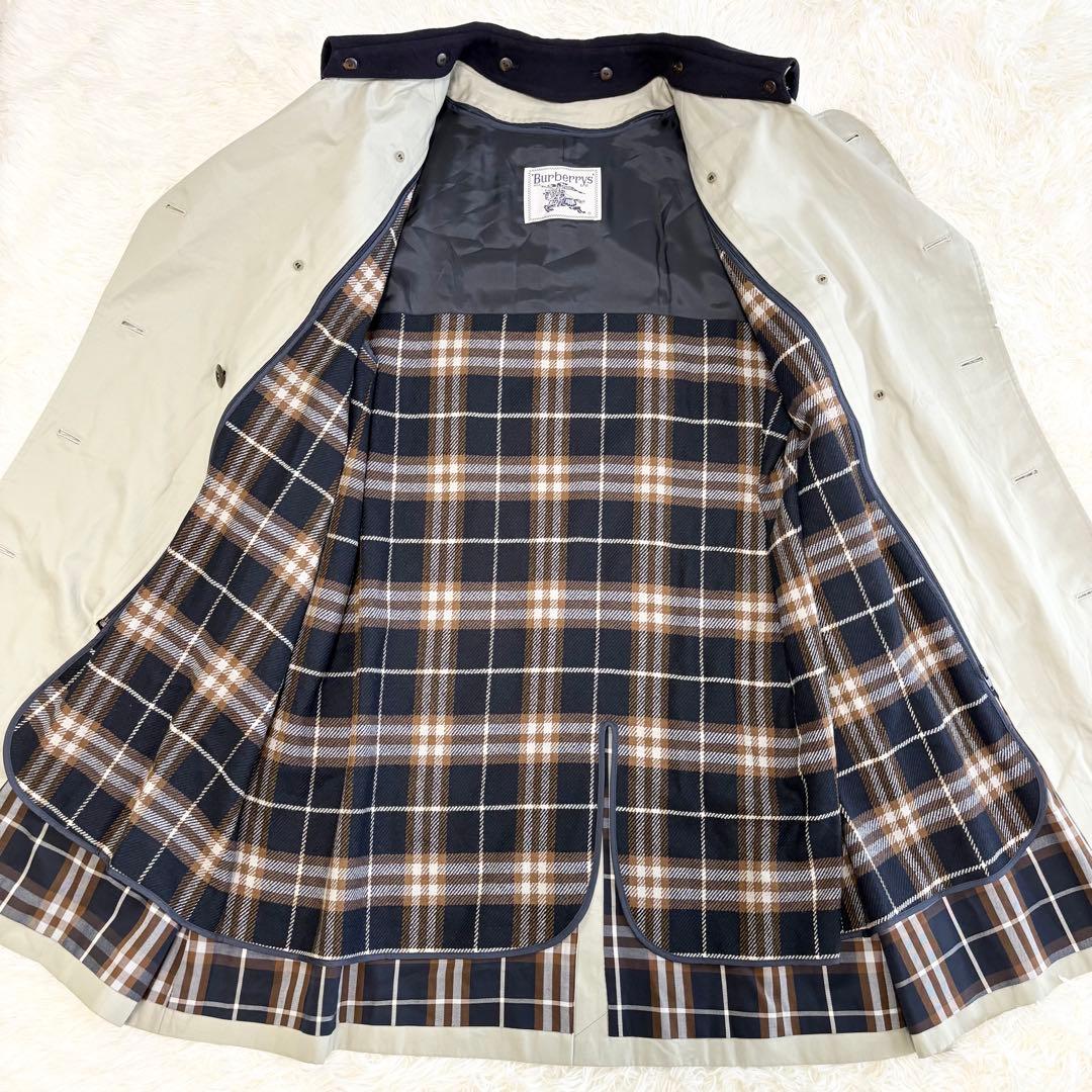 【極美品 二枚襟】Burberrys 白タグ トレンチコート ベルト ライナー付