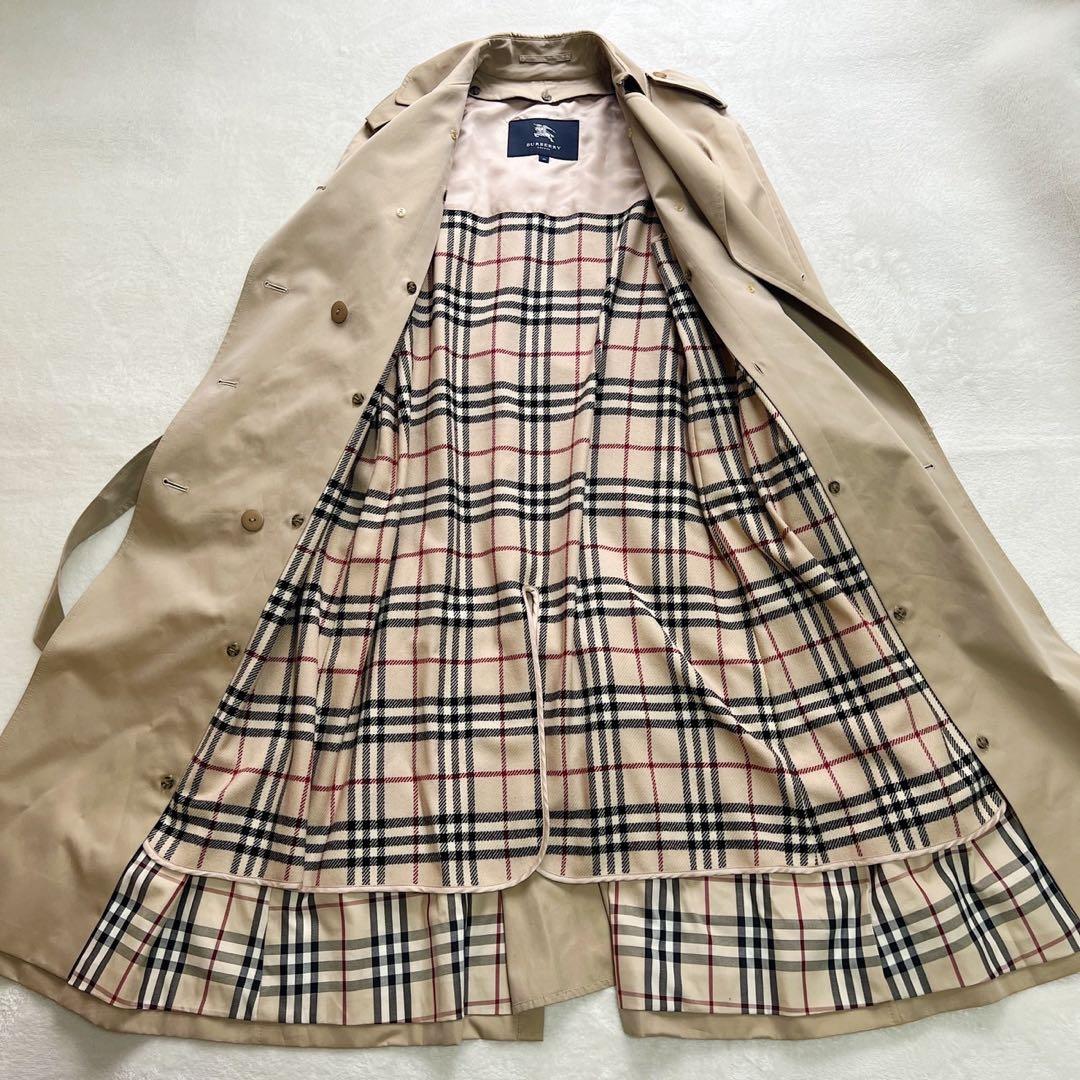 着丈114cm　バーバリーロンドン　トレンチコート　ノバチェック　ライナー　40