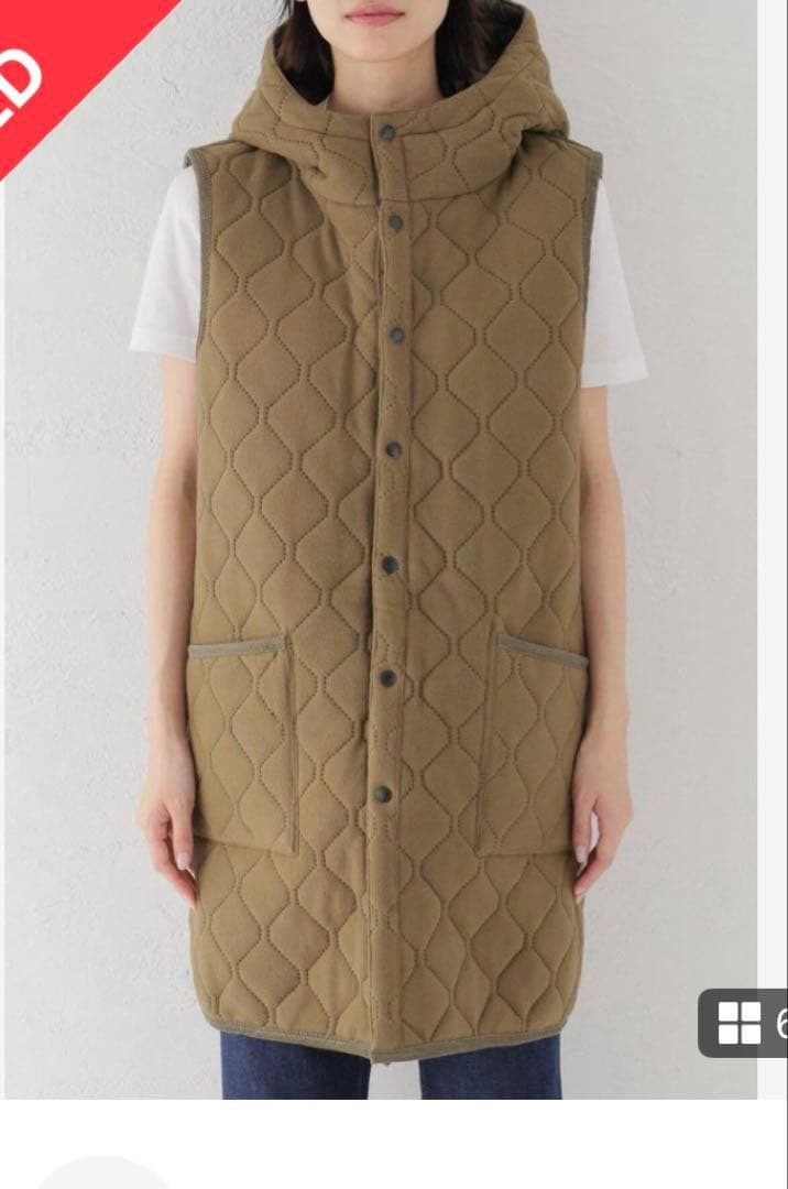 ジャーナルスタンダードラックス　ARMEN フーデットベスト