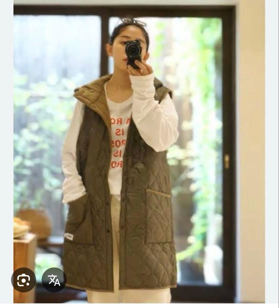 ジャーナルスタンダードラックス　ARMEN フーデットベスト