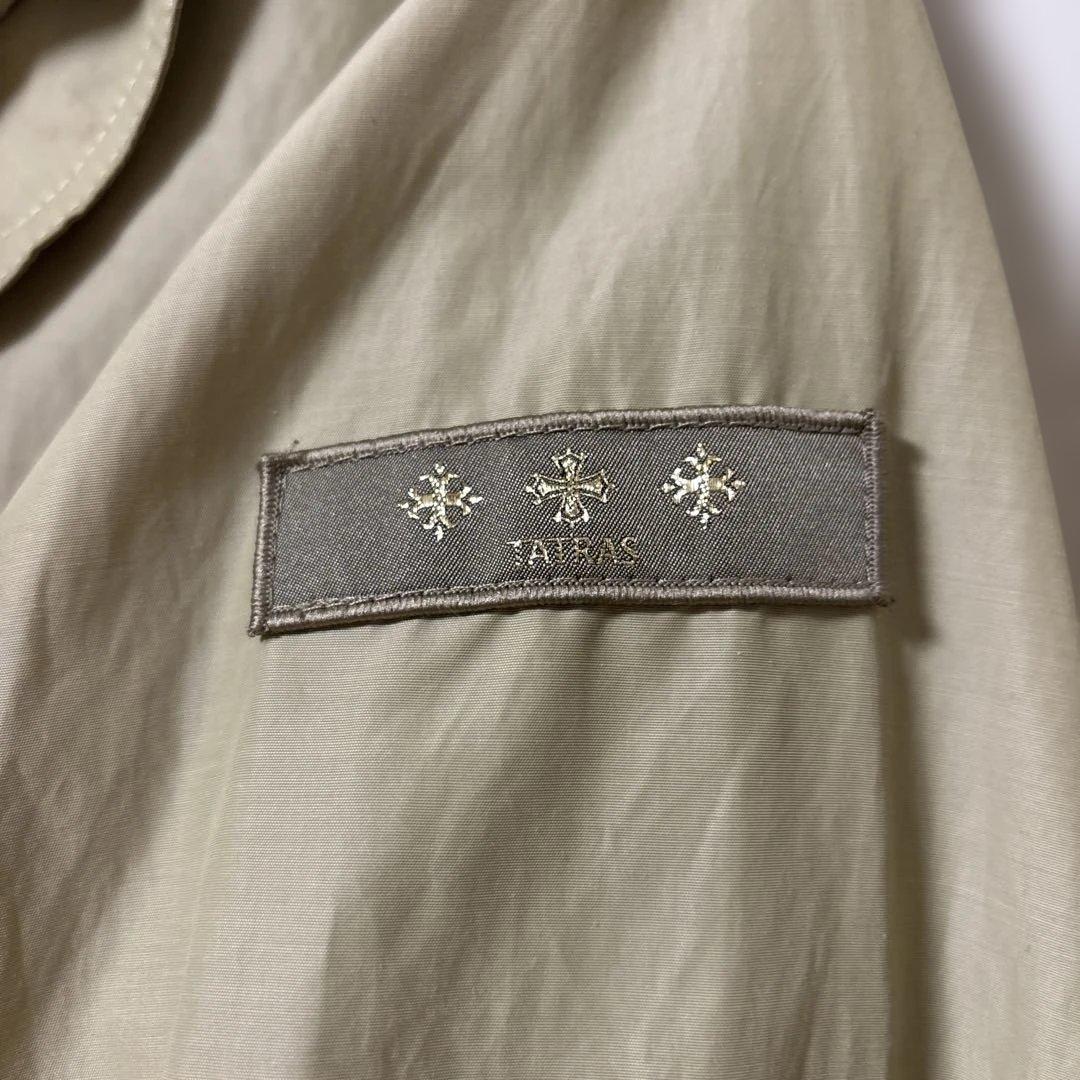 TATRASタトラス ベージュ モッズコートインナーダウンベスト付き