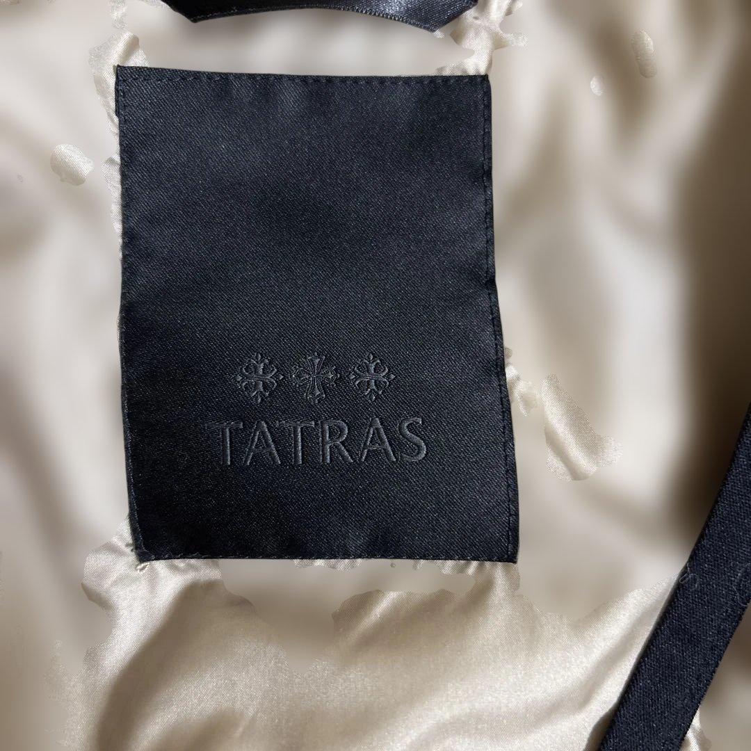 TATRASタトラス ベージュ モッズコートインナーダウンベスト付き