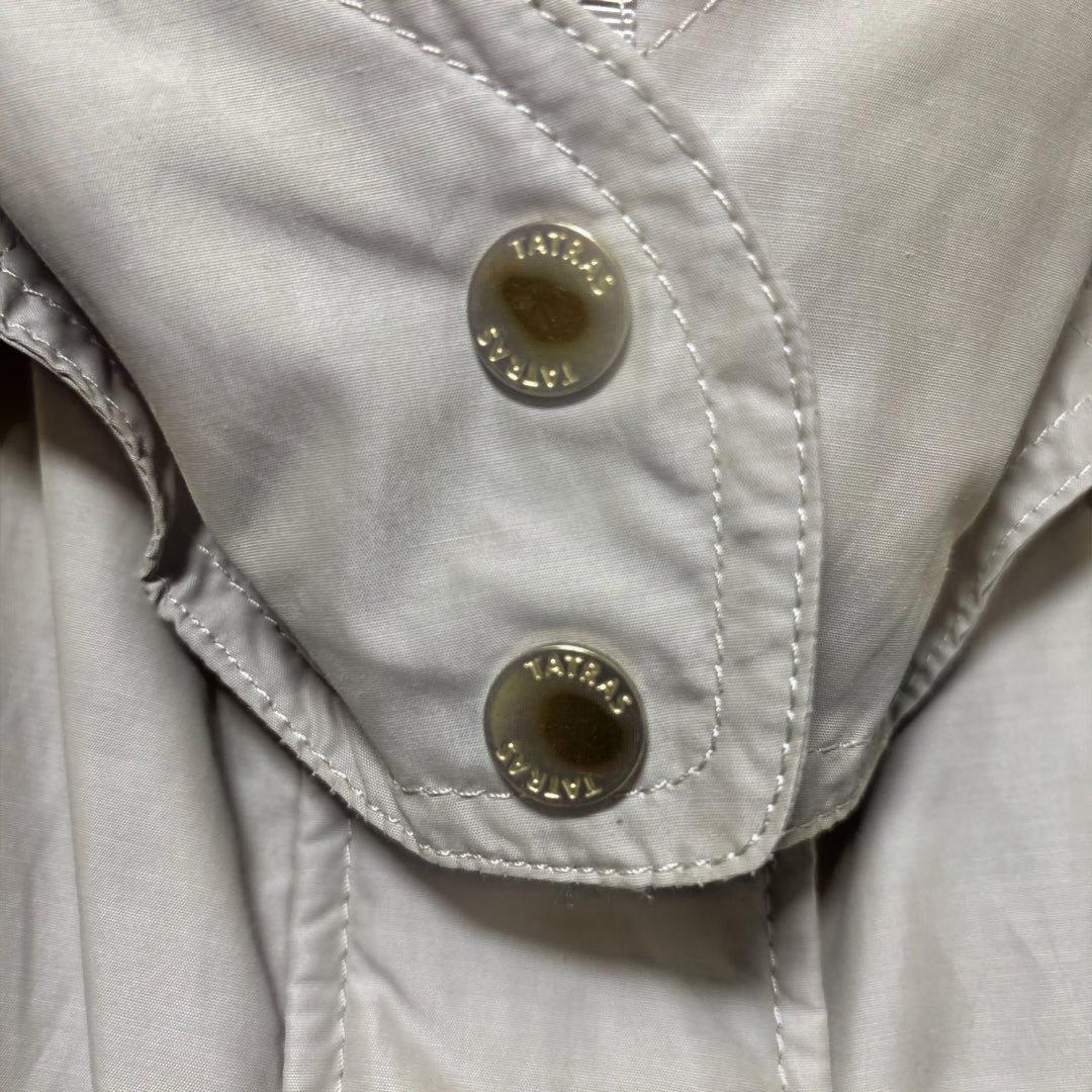 TATRASタトラス ベージュ モッズコートインナーダウンベスト付き