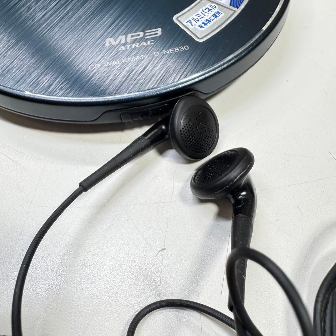 d*9様 SONY CD WALKMAN D−NE830 ブルー ネイビー 動作