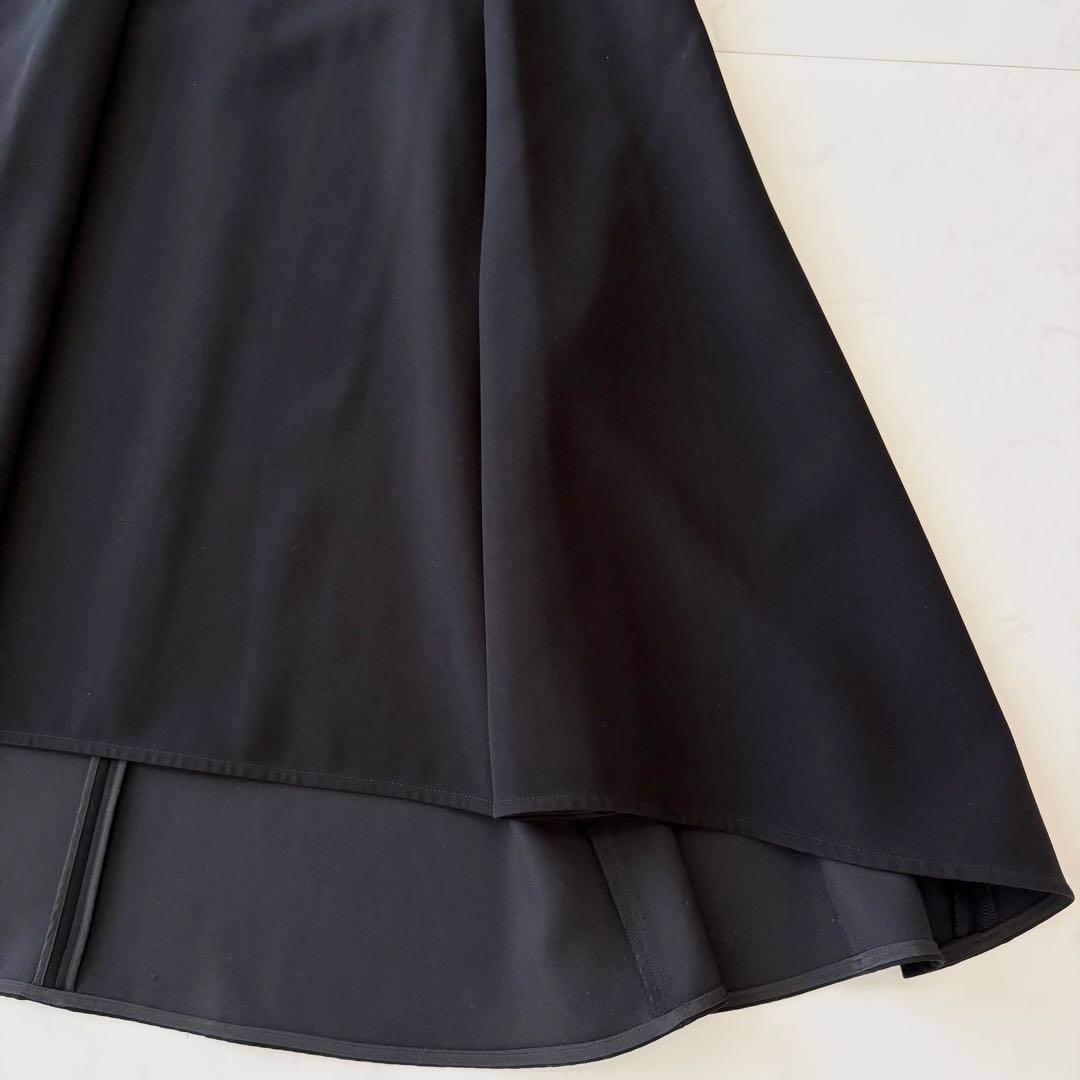 最終価格 ボーダーズアットバルコニー バイカラー ワンピース ホワイト ブラック