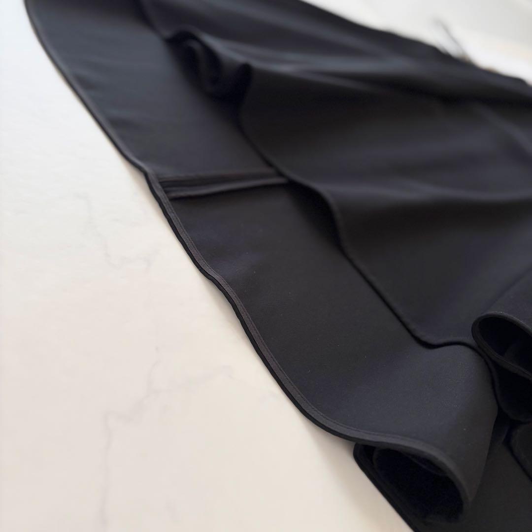 最終価格 ボーダーズアットバルコニー バイカラー ワンピース ホワイト ブラック