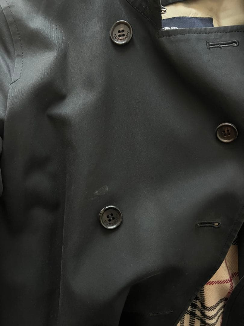 Burberrys バーバリーロンドン 毛100%ライナー付ダブルトレンチ 34