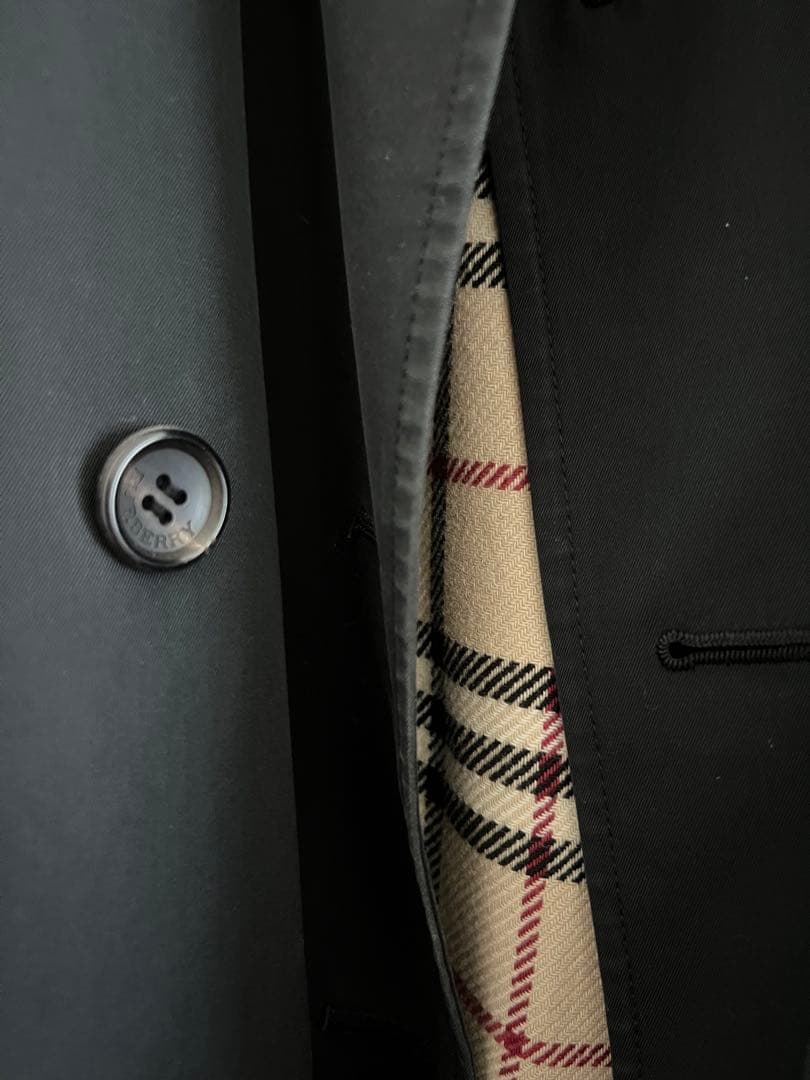 Burberrys バーバリーロンドン 毛100%ライナー付ダブルトレンチ 34