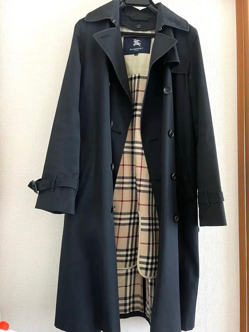 Burberrys バーバリーロンドン 毛100%ライナー付ダブルトレンチ 34