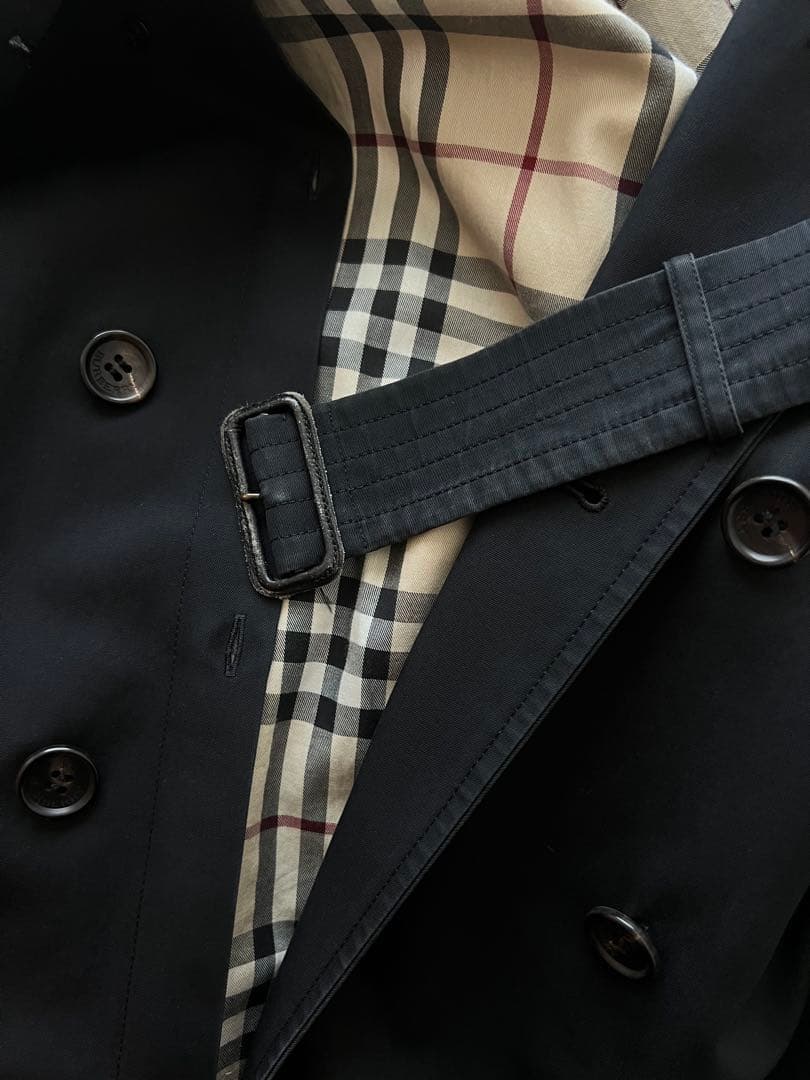 Burberrys バーバリーロンドン 毛100%ライナー付ダブルトレンチ 34